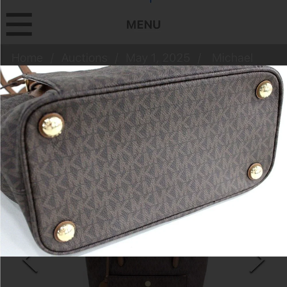 Michael Kors Brown Tote Bag